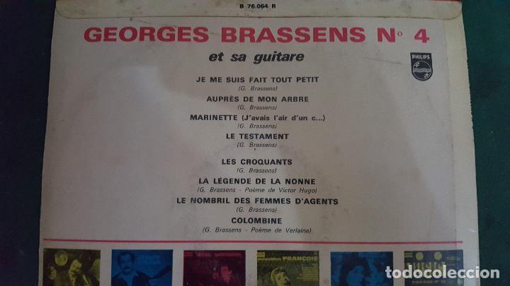 Discos de vinilo: GEORGES BRASSENS 4 - Foto 3