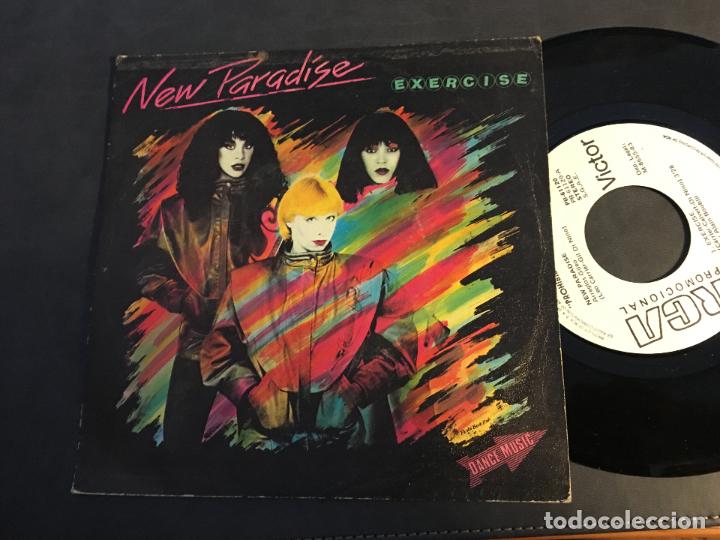 Discos de vinilo: PARADISE (EXERCISE) SINGLE ESPA&Ntilde;A PROMO 1983 (EPI2) - Foto 4