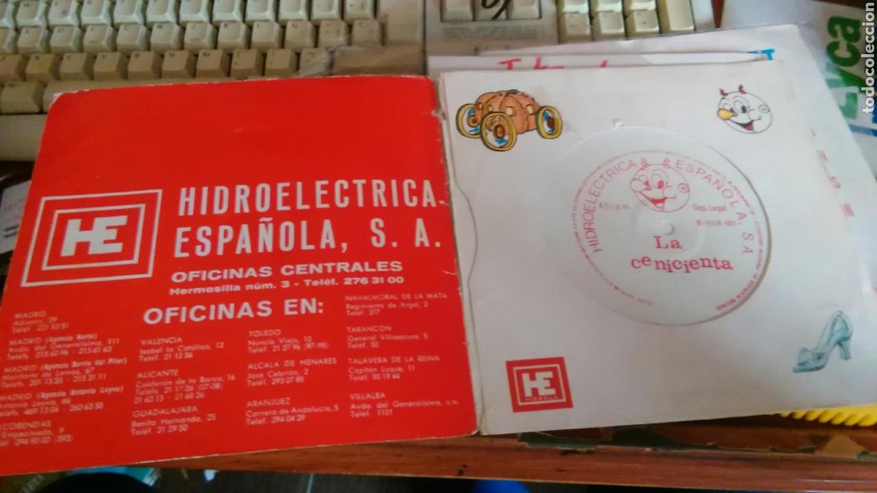 Discos de vinilo: Hidroelectrica espa&ntilde;ola single flexidisc la cenicienta.1971 - Foto 2