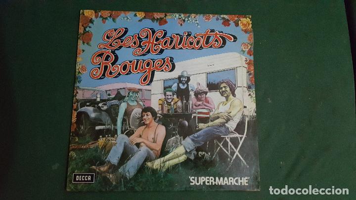 Discos de vinilo: LES HARICOTS ROUGES. SUPER-MARCHE 1976 - Foto 1