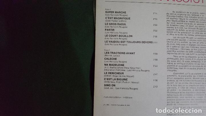 Discos de vinilo: LES HARICOTS ROUGES. SUPER-MARCHE 1976 - Foto 3