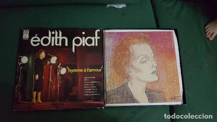 Discos de vinilo: &Eacute;DITH PIAF. HIMNO A LA LAMOR - Foto 2