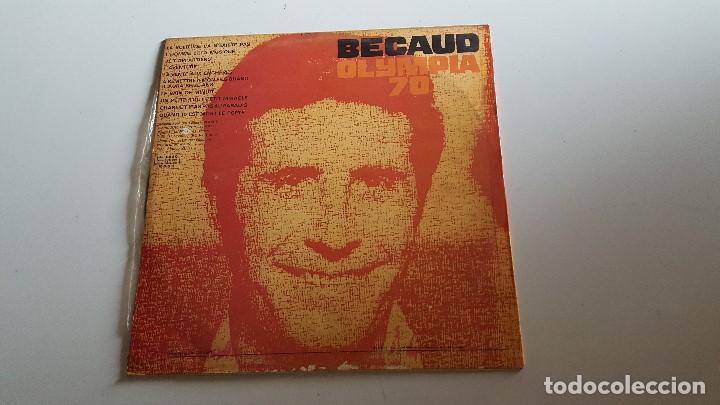 Discos de vinilo: BECAUD OLYMPIA 70 - Foto 2