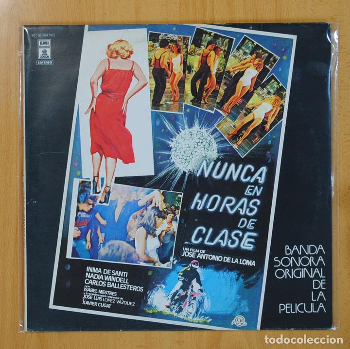 Discos de vinilo: VARIOS - NUNCA EN HORAS DE CLASE - CONTIENE INSERT - LP - Foto 1