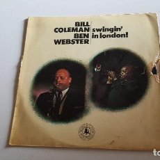 Discos de vinilo: BILL COLEMAN BEN WEBSTER - SWINGIN IN LONDON -