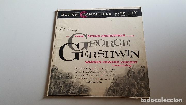 Discos de vinilo: GEORGE GERSHWIN - THE TWIN STRING ORCHESTRAS - Foto 1