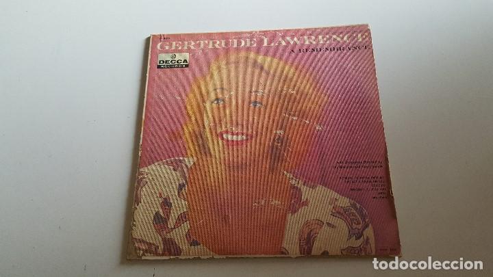 Discos de vinilo: GERTRUDE LAWRENCE - A REMEMBRACE - Foto 1