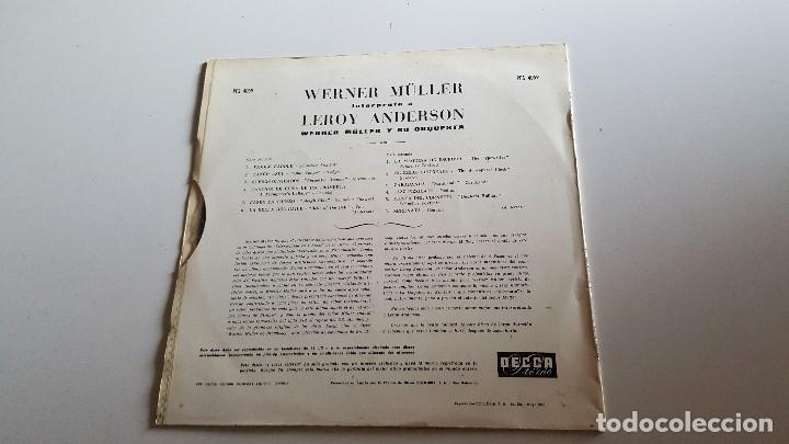 Discos de vinilo: WERNER MULLER PLAYS LEROY ANDERSON -1966 - Foto 2
