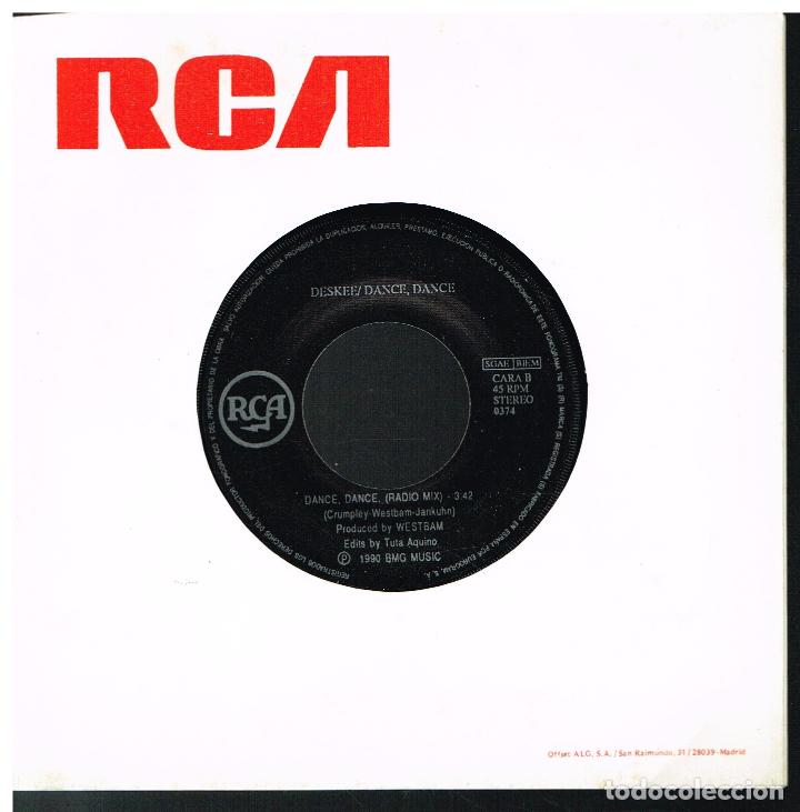 Discos de vinilo: DESKEE - DANCE, DANCE - SINGLE 1990 - Foto 1