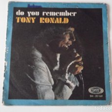 Discos de vinilo: TONY RONALD - DO YOU REMEMBER