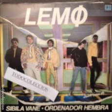 Discos de vinilo: LEMO: SIBILA VANE / ORDENADOR HEMBRA SG 1981. Lote 62503360