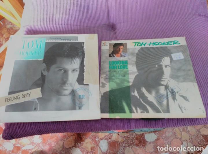 Discos de vinilo: TOM HOOKER 2 SINGLES - Foto 1