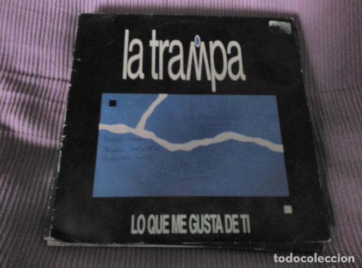 Discos de vinilo: LA TRAMPA LOTE 8 SINGLES - Foto 2