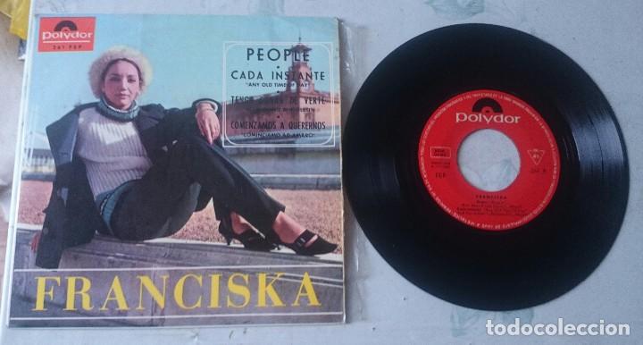 Discos de vinilo: FRANCISKA: PEOPLE + 3 (POLYDOR  1965) - Foto 1