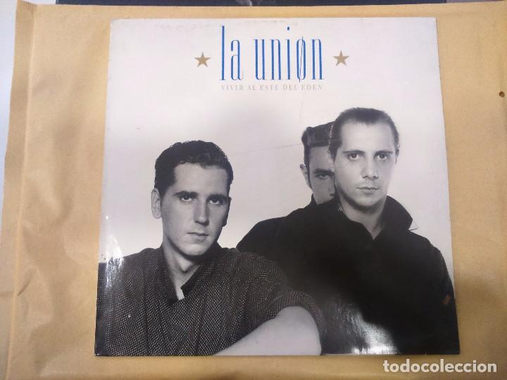 Discos de vinilo: 14. DISCO VINILO LP, LA UNION, VIVIR AL ESTE DEL EDEN - Foto 1