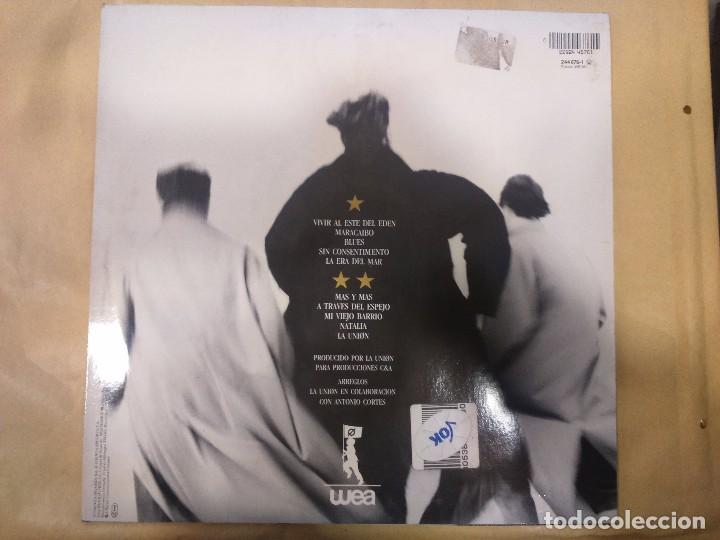 Discos de vinilo: 14. DISCO VINILO LP, LA UNION, VIVIR AL ESTE DEL EDEN - Foto 2