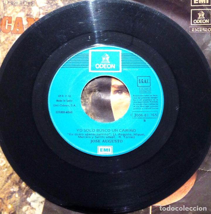 Discos de vinilo: SINGLE JOS&Eacute; AUGUSTO - CANDILEJAS - EMI 1974. - Foto 4