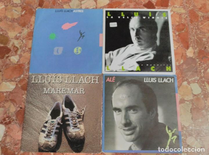 Discos de vinilo: LLUIS LLACH LOTE 4 SINGLES - Foto 1