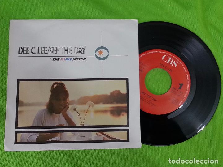 Discos de vinilo: DISCO SINGLE VINILO - DEE C. LEE - SEE THE DAY - CBS - 1985 - Foto 1