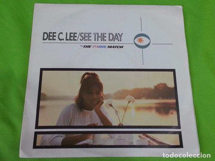 Discos de vinilo: DISCO SINGLE VINILO - DEE C. LEE - SEE THE DAY - CBS - 1985 - Foto 2