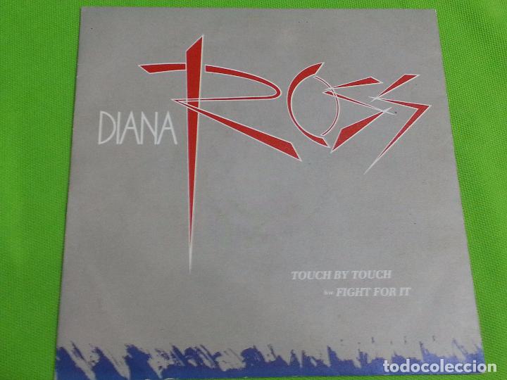 Discos de vinilo: DISCO SINGLE VINILO - DIANA ROSS - TOUCH BY TOUCH - EMI - 1984 - Foto 2