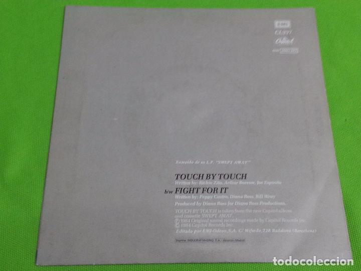 Discos de vinilo: DISCO SINGLE VINILO - DIANA ROSS - TOUCH BY TOUCH - EMI - 1984 - Foto 3