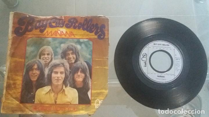 Discos de vinilo: Disco single vinilo de bay city rollers MA&Ntilde;ANA. - Foto 1