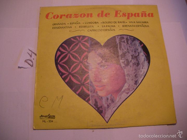 Discos de vinilo: ANTIGUO DISCO DE VINILO LP - CORAZON DE ESPA&Ntilde;A - Foto 1