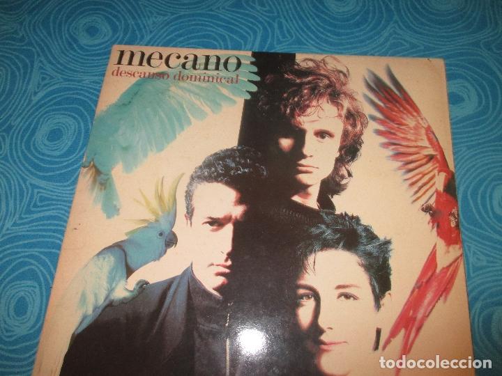 Discos de vinilo: LP MECANO, DESCANSO DOMINICAL CON LETRAS ( REF 3 ) - Foto 1