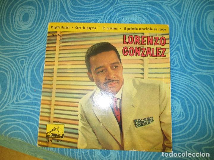 Discos de vinilo: LORENZO GONZALEZ, LA VOZ DE SU AMO ( REF 3 ) - Foto 1