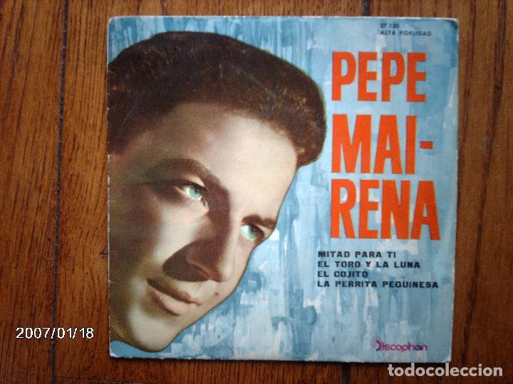 Discos de vinilo: pepe mairena  -  mitad para ti  +  3 - Foto 1