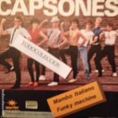 Discos de vinilo: CAPSONES: MAMBO ITALIANO , FUNKY MACHINE MARFER 1983. Lote 62745072