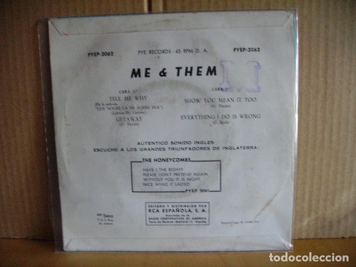 Discos de vinilo: ME AND THEM --- TELL ME WHY - Foto 2