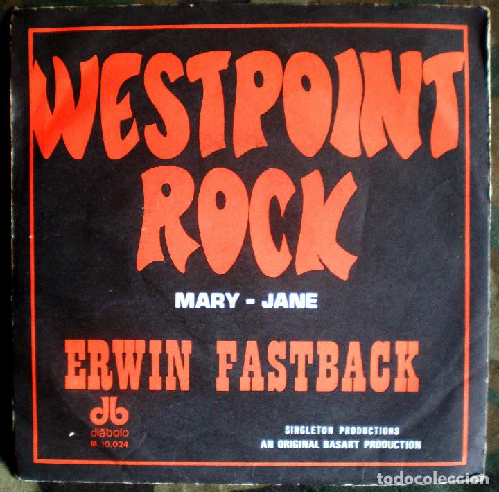Discos de vinilo: Erwin Fastback &ndash; Westpoint Rock single 1972 Rock & Roll, Instrumental - Foto 2