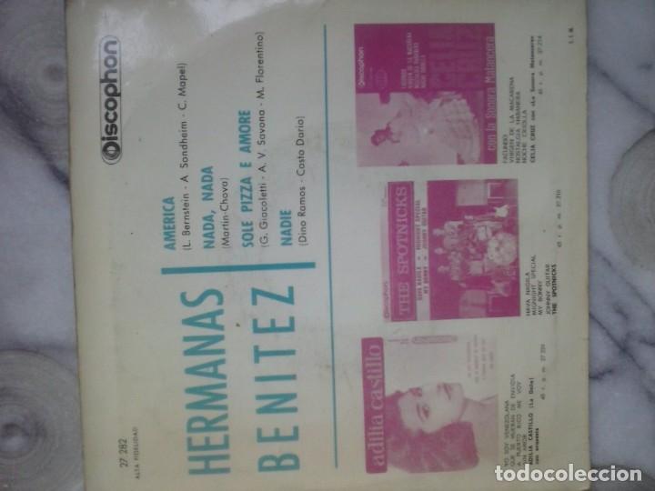 Discos de vinilo: HERMANAS BENITEZ - AMERICA . - Foto 2
