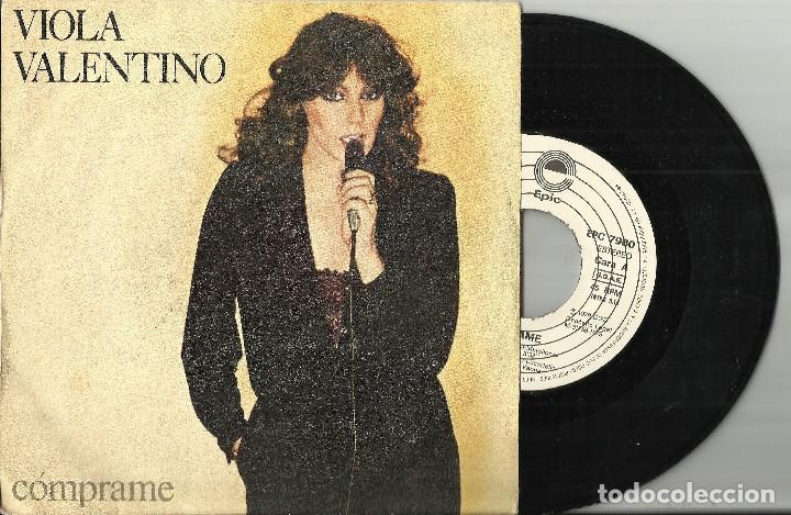 Discos de vinilo: VIOLA VALENTINO single promocional COMPRAME 1979 - Foto 1
