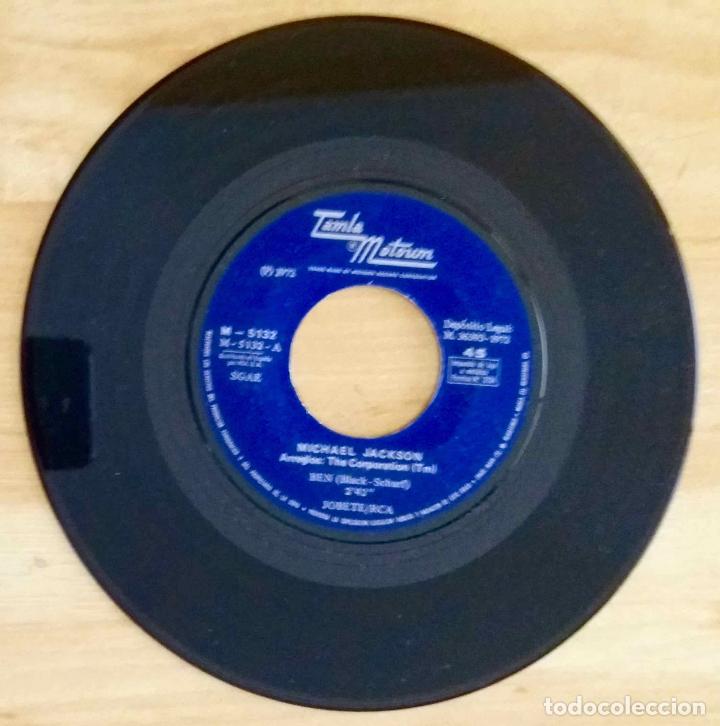 Discos de vinilo: MICHAEL JACKSON, BEN - SINGLE ORIGINAL ESPA&Ntilde;A - Foto 4