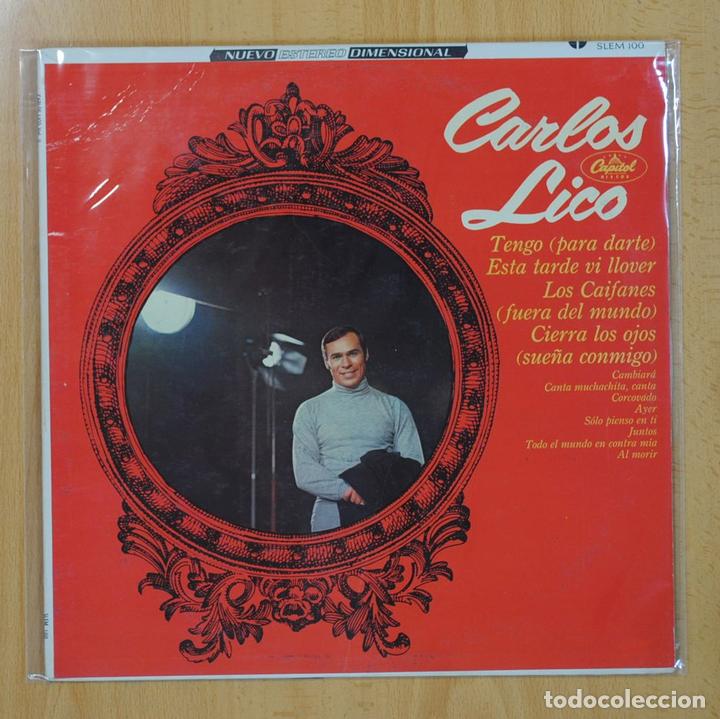 Discos de vinilo: CARLOS LICO - CARLOS LICO - LP - Foto 1