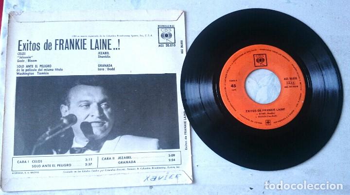 Discos de vinilo: Frankie Laine: Celos + 3 (CBS 1962) - Foto 2