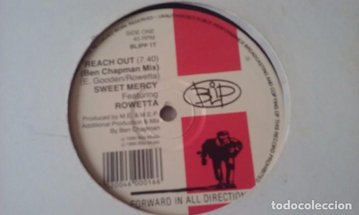 Discos de vinilo: Sweet Mercy Featuring Rowetta - Reach Out - 1990 - Foto 1