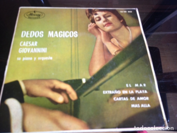 Discos de vinilo: Ep vinilo caesar giovannini su piano y orquesta - Foto 1