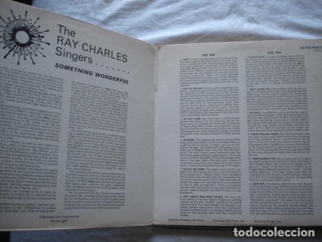 Discos de vinilo: The Ray Charles Singers   Something Wonderful - Foto 2