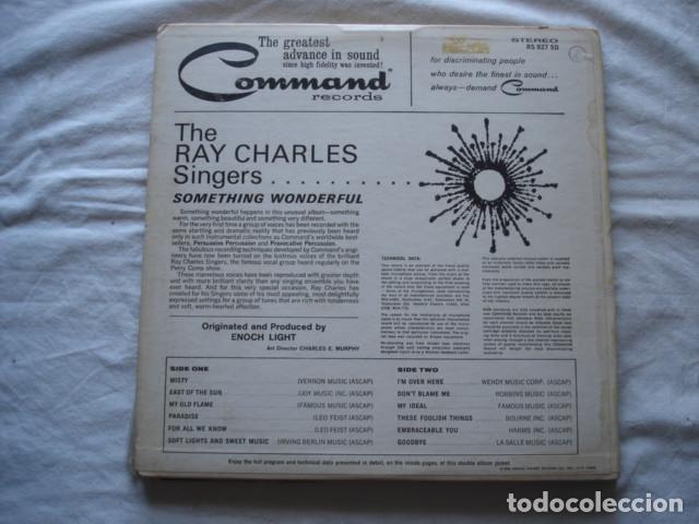 Discos de vinilo: The Ray Charles Singers   Something Wonderful - Foto 3
