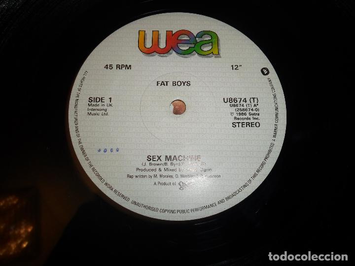 Discos de vinilo: FAT BOYS  SEX MACHINE - Foto 2