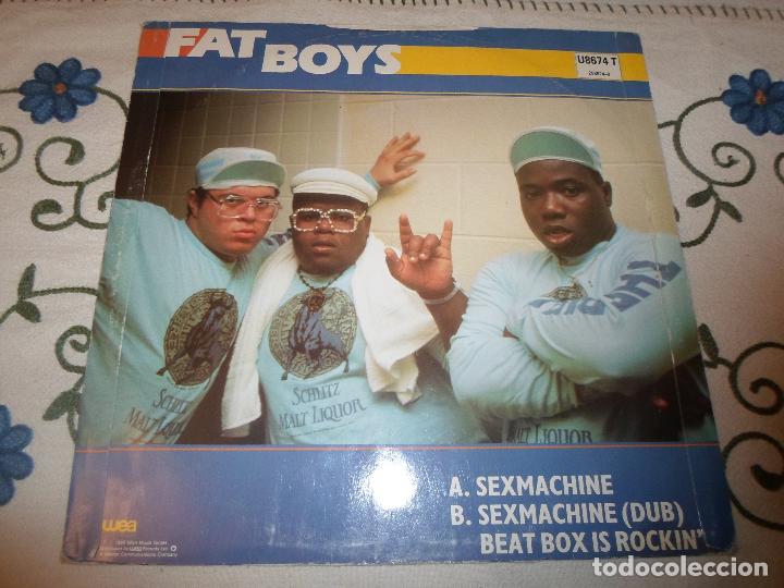 Discos de vinilo: FAT BOYS  SEX MACHINE - Foto 3