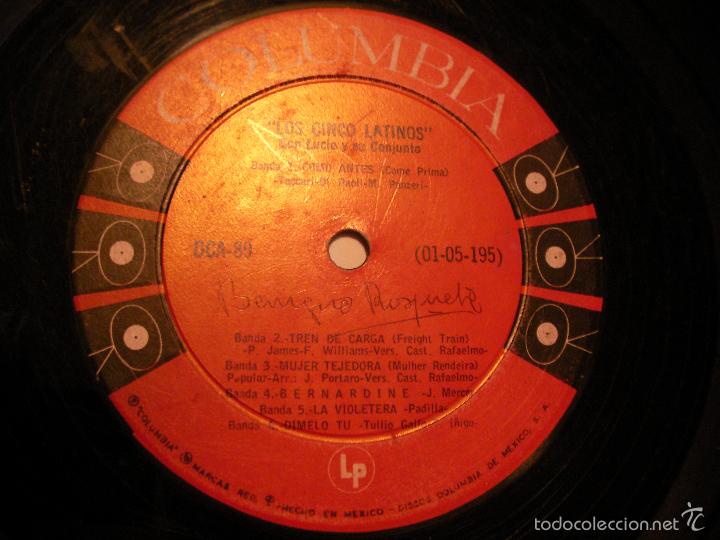 Discos de vinilo: ANTIGUO DISCO DE VINILO LP - LOS CINCO LATINOS - Foto 1