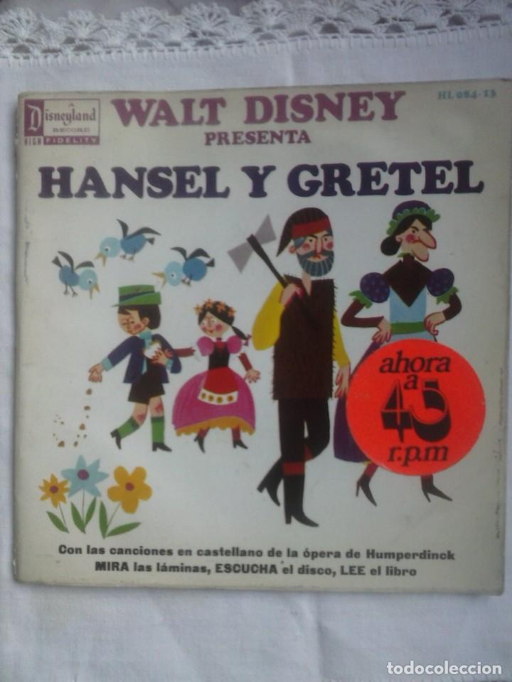 Discos de vinilo: WALT DISNEY - HANSEL Y GRETEL . - Foto 1