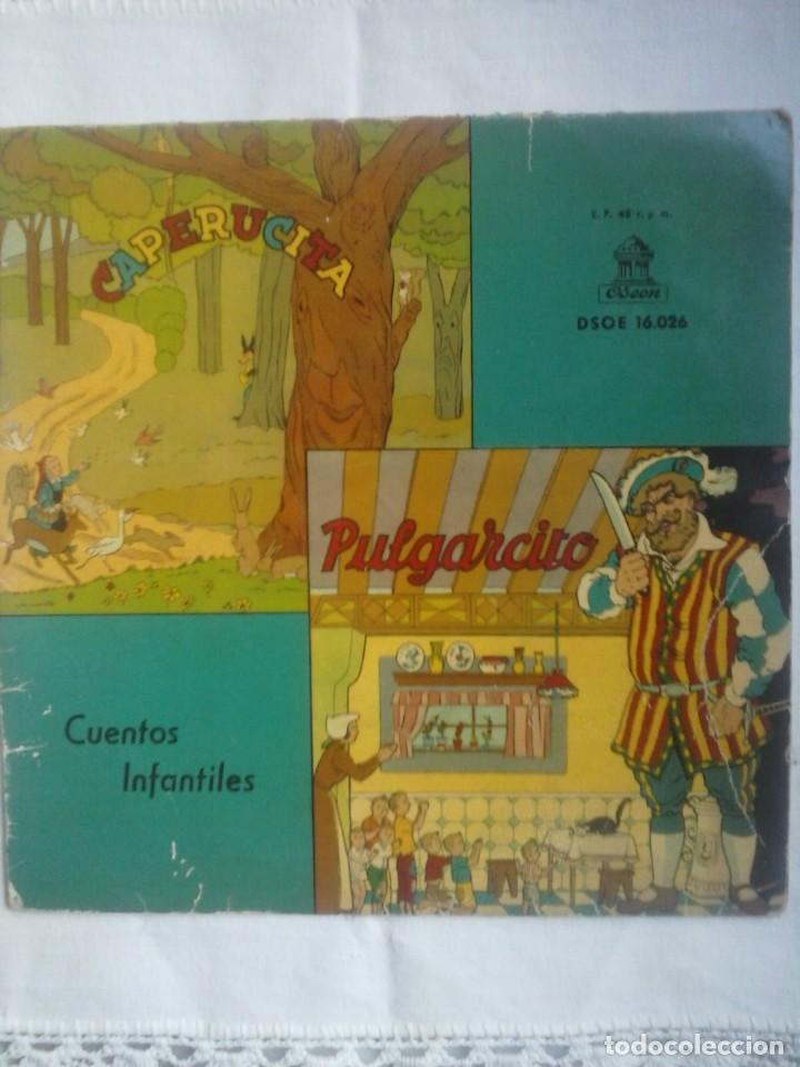 Discos de vinilo: CAPERUCITA - PULGARCITO . - Foto 3