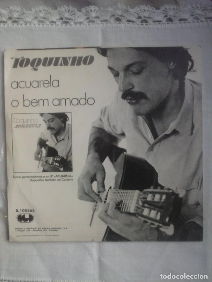 Discos de vinilo: TOQUINHO - ACUARELA . - Foto 2