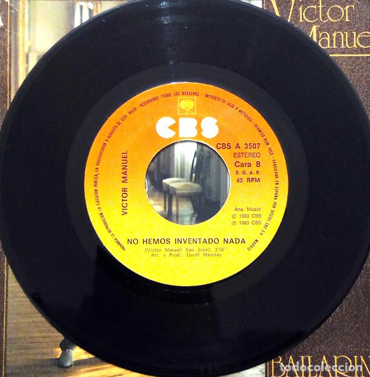 Discos de vinilo: SINGLE VICTOR MANUEL - BAILARINA - CBS 1983 . - Foto 4